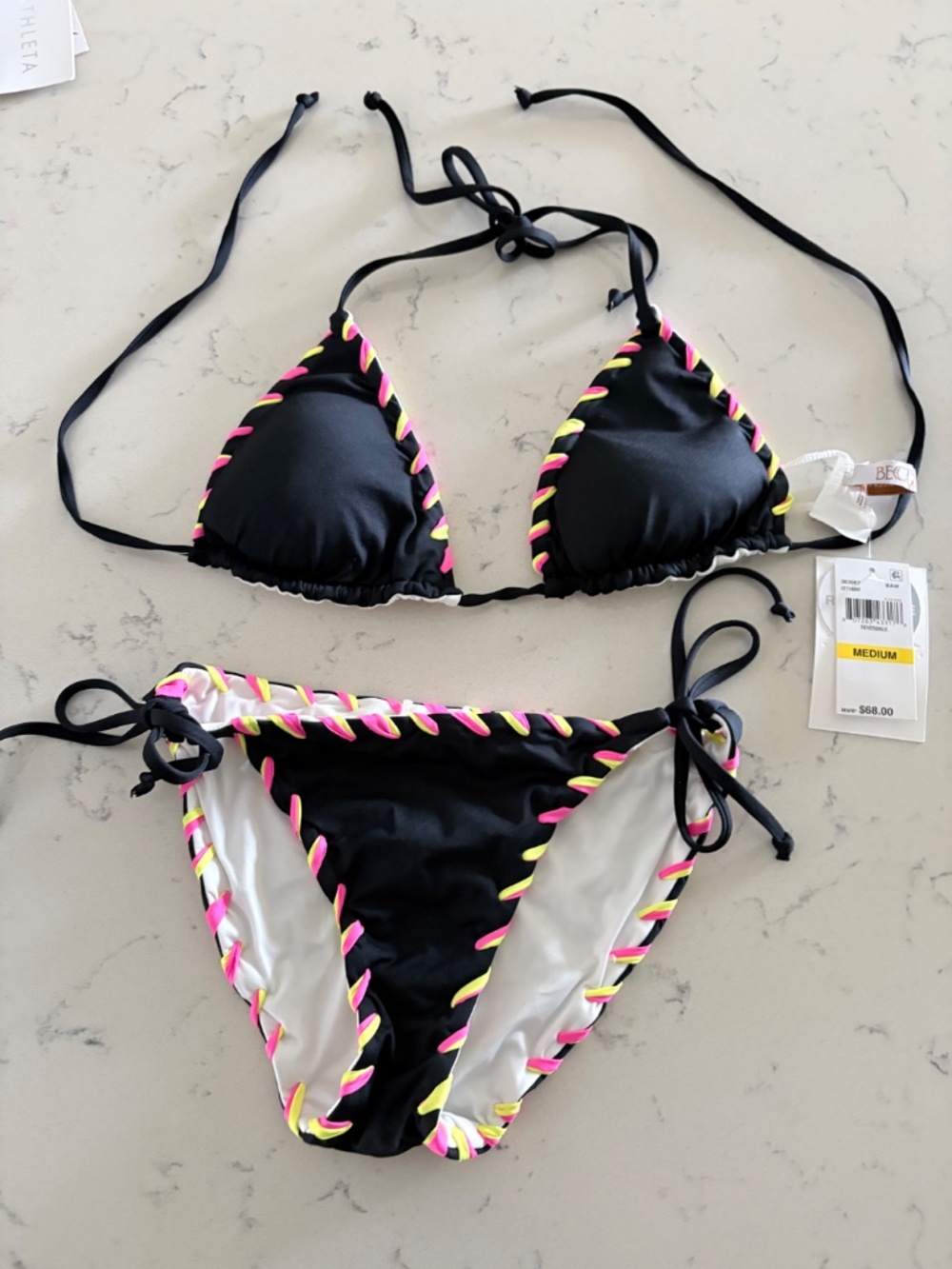 NWT Becca Reversible Bikini